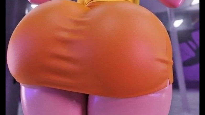 Animate golden: Menina com bunda gigante
