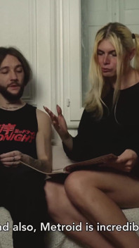 First Date with a Beautiful French Trans Girl, She Sucks My Dick and Swallow in the Kitchen.