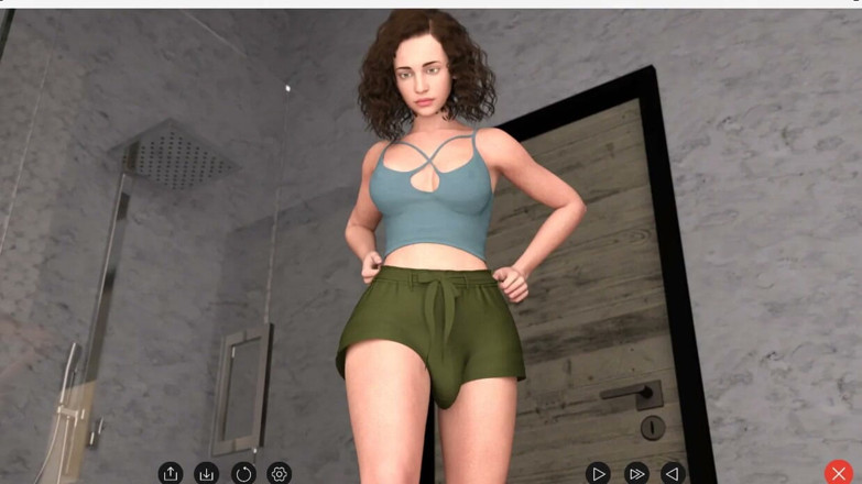 XXX Games Bunk - Trans: Heritage - Gameplay - Roleplay - Big Dick Futa Shower with Her Own...