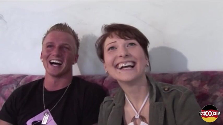 123XXX - 100% Amateurs: Fat Brunette German Chick Likes It From the Back