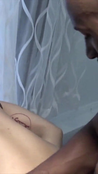 Humongous Black Cock Fucks Young White Hole