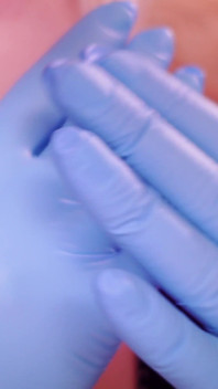 2 Layers of Fetish Nurse Medical Gloves. Arya Grander. Asmr No Nude Video.