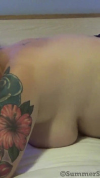 Une salope BBW excitée à forte poitrine se fait baiser, creampie d'été