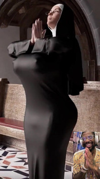 The Lord Answered the Holy Prayers of This Horny Nun and She Grew a Long Hard Futa Cock