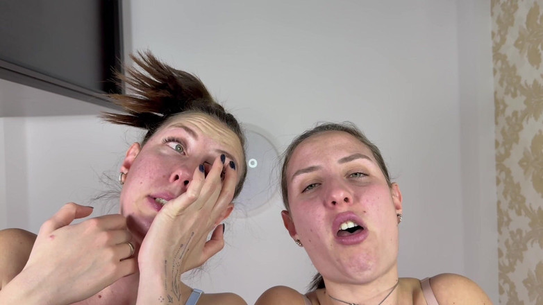 Hottie goddess: Výstřik a hack kašel POV