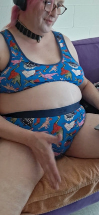 Dinosaur Girl Has New Underwear!