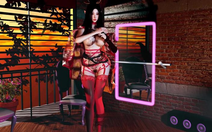 Why fuck so hard: 3D sexy cosplay modelka má hardcore sex s velkým ptákem