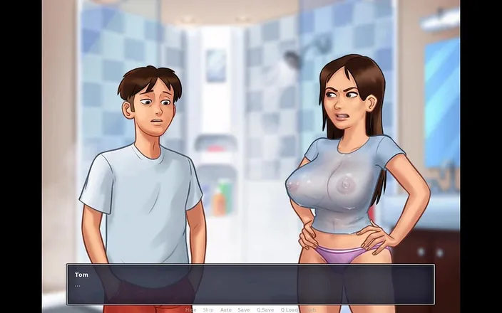 Dirty GamesXxX: Summertime Saga: Tits out, fixing the pipe Ep.22