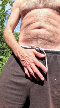 Big Uncut Cock Close up Naked Wank in the Woods - Rockardglans 204
