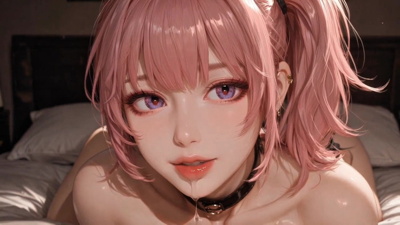Stories&Anime: Ahegao 3d рожева силіконова лялька дражнить