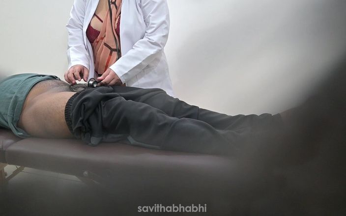 savithabhabhi: Lady Doctor Checking Patient in Hospital