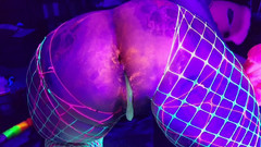 Animer gamer girl: UV Boygirl Fisting, Toyfucking, Anál a kundička DP
