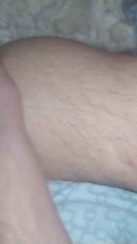Urso gêmeo brinca com as pernas e os pés do namorado
