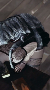 Chaurus Lair. Gótica Alt-girl Foi Fodida No Cu Por Inseto De the Elder Scrolls V: Skyrim. Emptie41