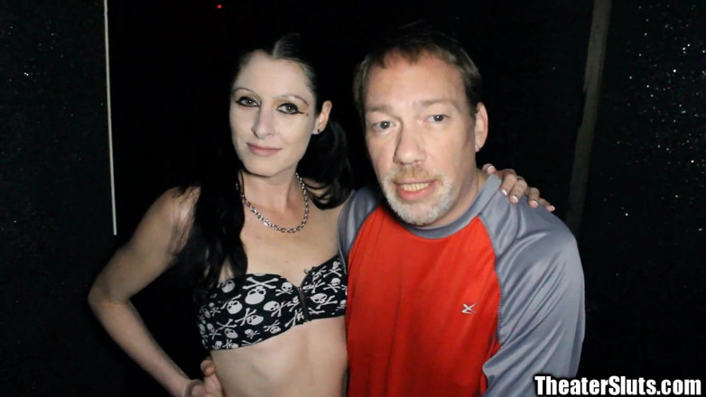 Theater Sluts: Spooky Pale Ghost Bitch Anal Gangbang by Dicks in Dark...