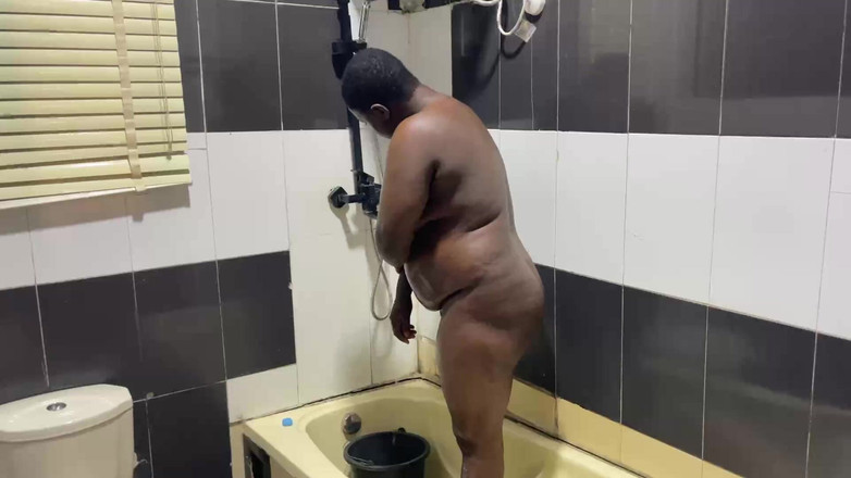 Africanbestsex007: Thick Ebony Solo Cucumber Fuck