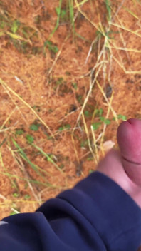 Twink Wixt on an Autumn Day in the Forest and Squirt Horny