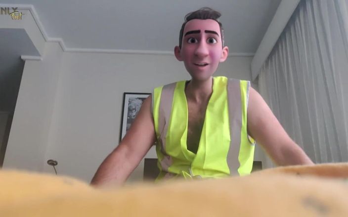 Manlyfoot: Stiefvader homo - dikke tradies buik - helemaal naar beneden gesloopt en...