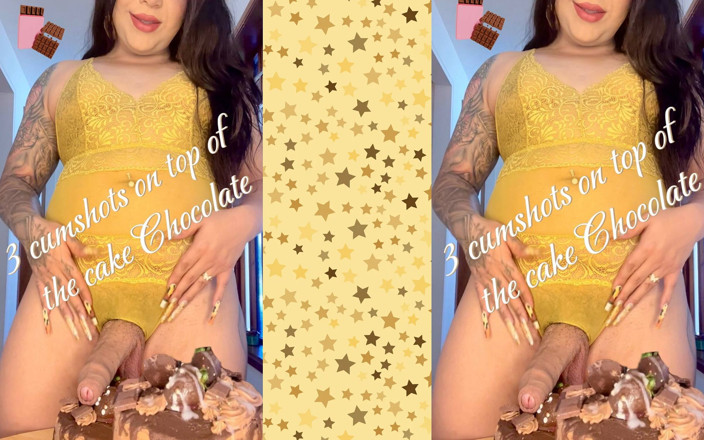 JessieRoss: 3 Cumshots on Top of the Cake Chocolate