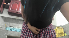 NEGRITA SEXY: Hon har något onormalt i sin vagina !! en konstig klump...