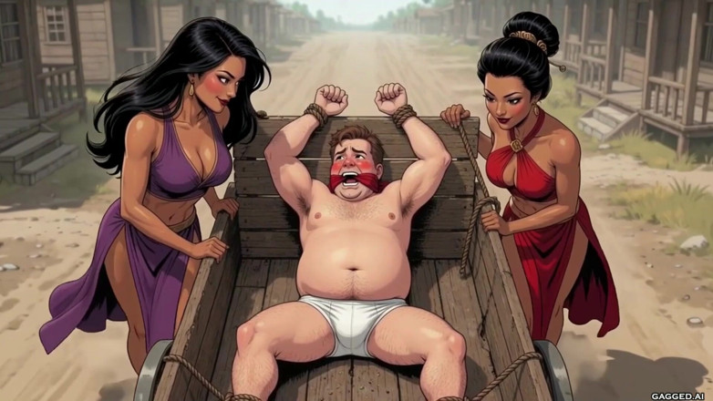 Gagged AI Cartoons: Поневолена заради принцеси