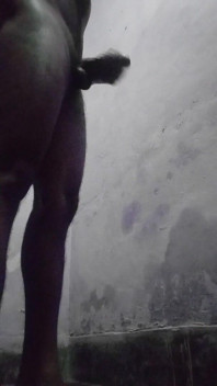 Delhi Hunk Boy Oiling Big Dick and Masturbating While No One in the Home