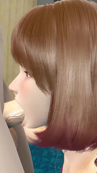 巨乳オフィス痴女千代子 - 3D変態アニメーションパイズリハメ撮り、デカチンの立ち手コキ、イラマチオ口内射精