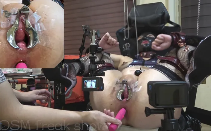 BDSM Freak Show: Kinky Slavedoll R Vol.008 Close-up: Pussy Vacuum...massive Squirting with Anal...
