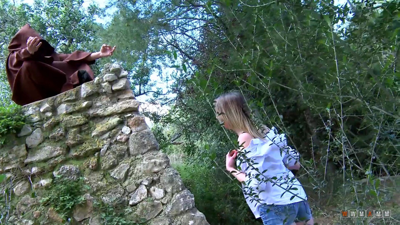 WWMAMM: Ass Up, Face Down In The Woods For Blonde Teen...