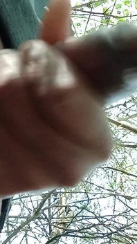 Teen Indian Guy Handjob in Outside Till Cum Shot