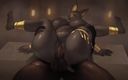 Velvixian 3 Furry: Anubis bbc (sesso peloso)