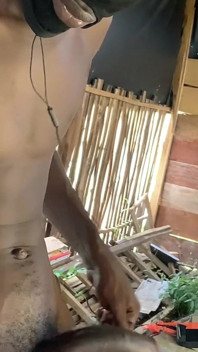 So Huge Jerking Out a Cumload in My Dirty Dusty Place Just Before Cleaning up,got so Horny Watching Your Video Online