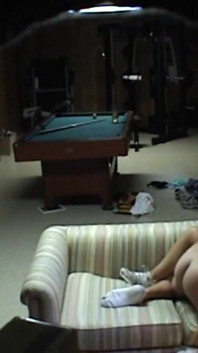 Sexy girlfriend found cheating and fucking at the basement