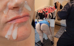Big juicy ass booty clapper & jamdown: 发现变态水管工在浴室里嗅我的脏内裤，最后他射在我脸上