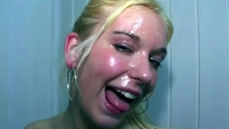 NAUGHTYPOLSKA: Cum Dripping Gangbang Slut Licks Ass and Swallows Loads