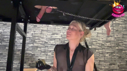 Mistress_BJQueen: Ordenhando mesa, sessão de orgasmos arruinados