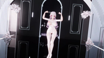 MikuMotion: [mmd] Tomboy Broken One-Piece Lụa trắng Fishnet Binding