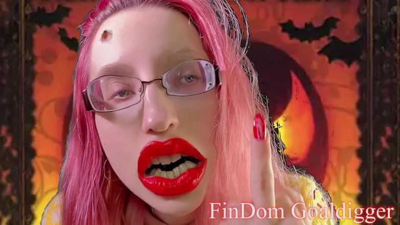 FinDom Goaldigger: Pau feio se transforma em brinquedo feio de Halloween
