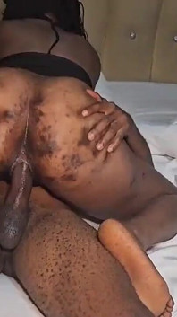 Puta sucia del ghetto de los des bajos en África toma bbc