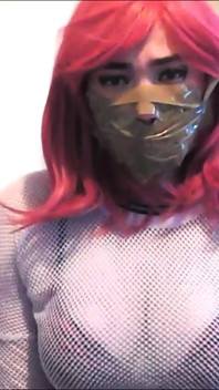 Misha Mayfair v: Ponožkami naplněná tape Gag Talker!