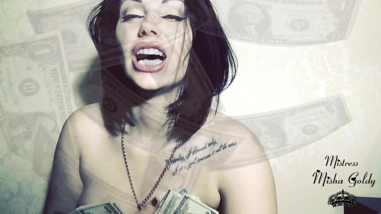 Goddess Misha Goldy: Your 7500$ for my new fake tits