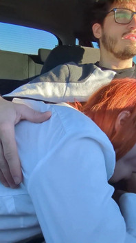Car Sex with My Teen Stepsister, Redhead Hot Girl, Creampie (dia Italiano Amatoriale)