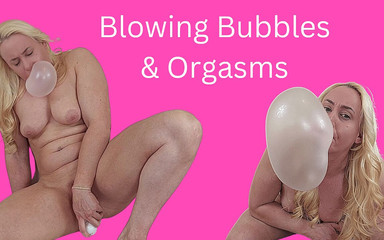 Michellexm: Succhiando bolle e orgasmi bubblegum