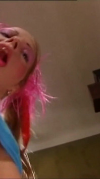 Bizarre Teen with Nice Tits Fucked and Cumshot in Mouth by a Hard Amateur Cock