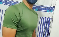 Kontol tentara India masturbasi l