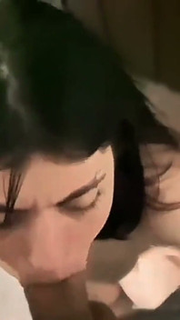 Big Tits Stepsister Drinking Milk From My Cock