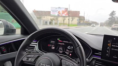 Christi: Semasa memandu di dalam kereta...