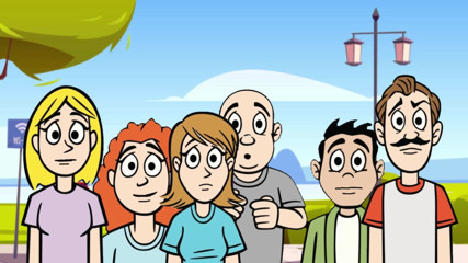Mr. Gay cartoon movies: Artă stradală