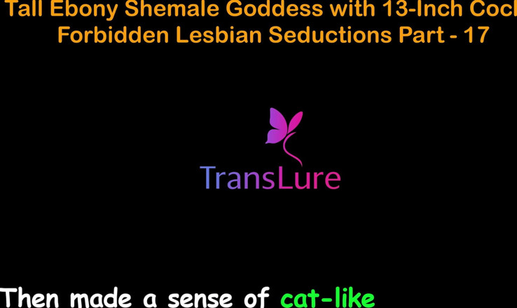 TransLure: English Audio Sex Story. Tall Ebony Shemale Goddess with Massive...