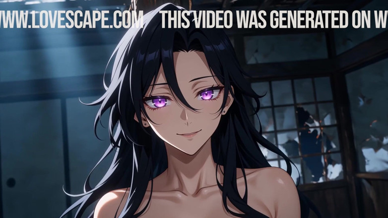 Lovescape: Anime bleach meisje berijdt pik en deepthroats comp